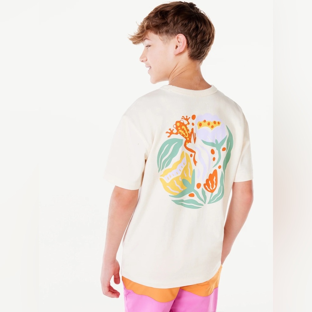 XXL (18) Free Assembly Frog Off-White Graphic Tee Boys’